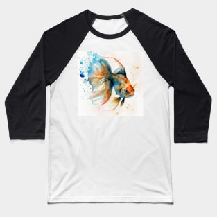 Painted Goldfish Baseball T-Shirt